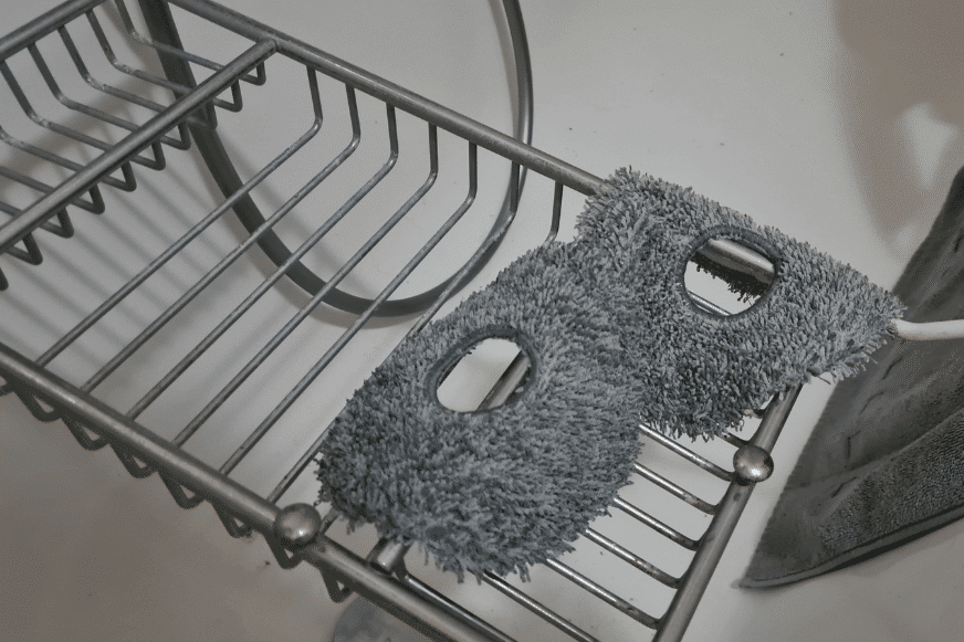 После уборки квартиры салфетки просушиваются.